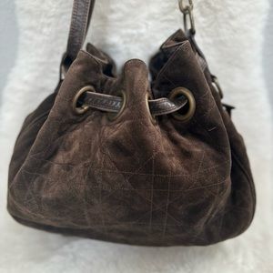 Christian Dior Drawstring Bucket Bag